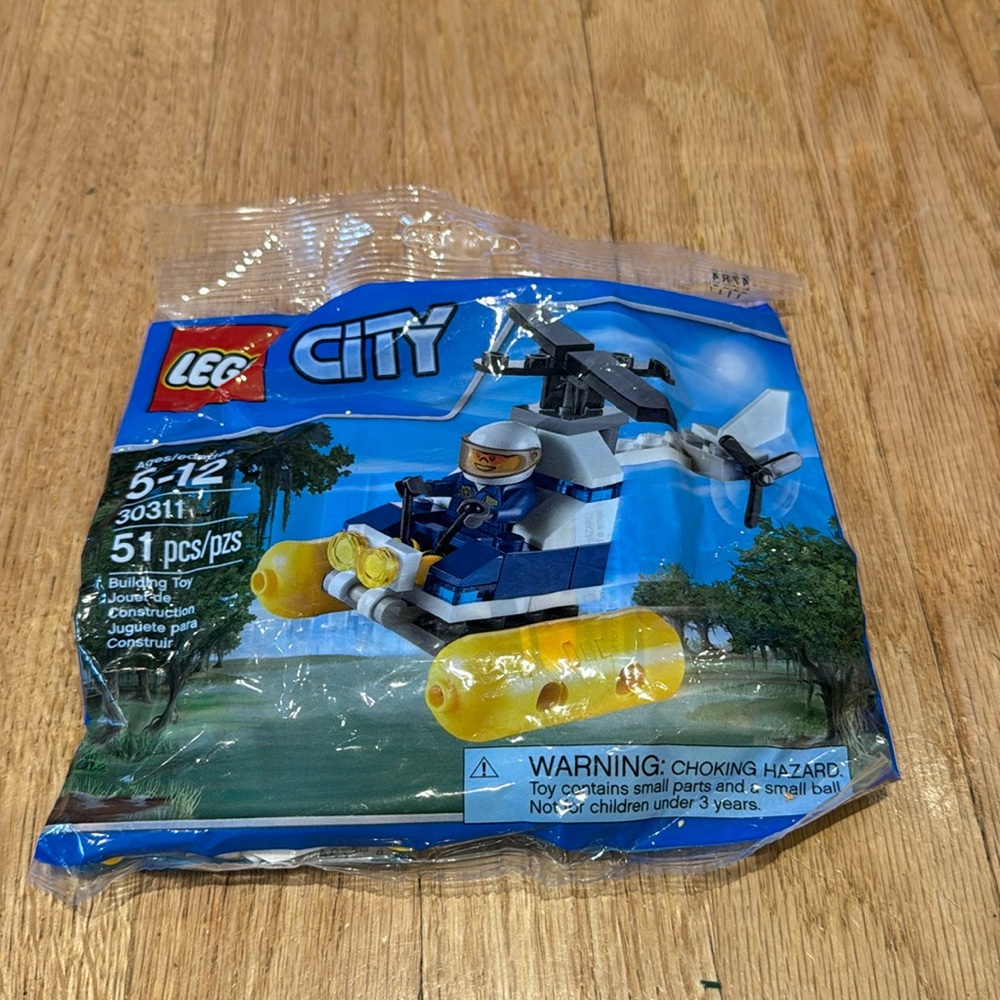 BNIP Lego poly bag helicopter 30311